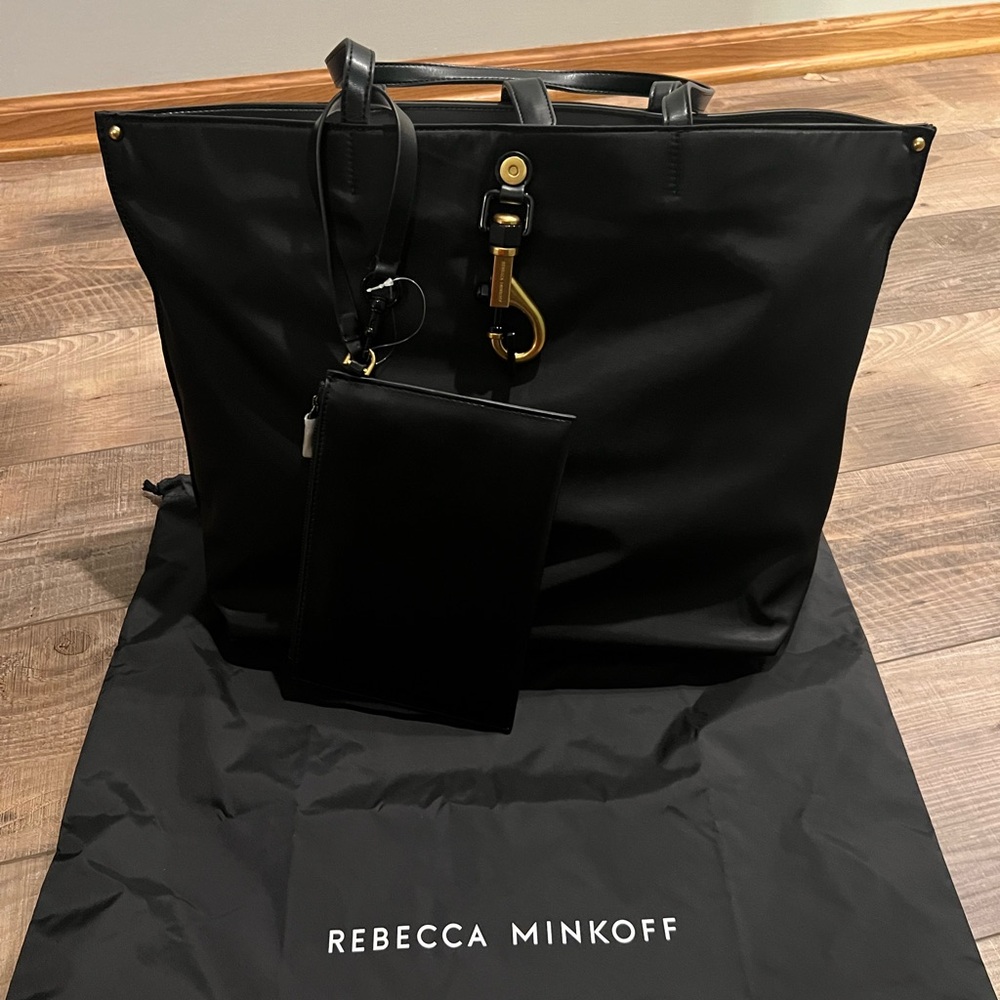 Rebecca Minkoff Megan Tote in black nylon